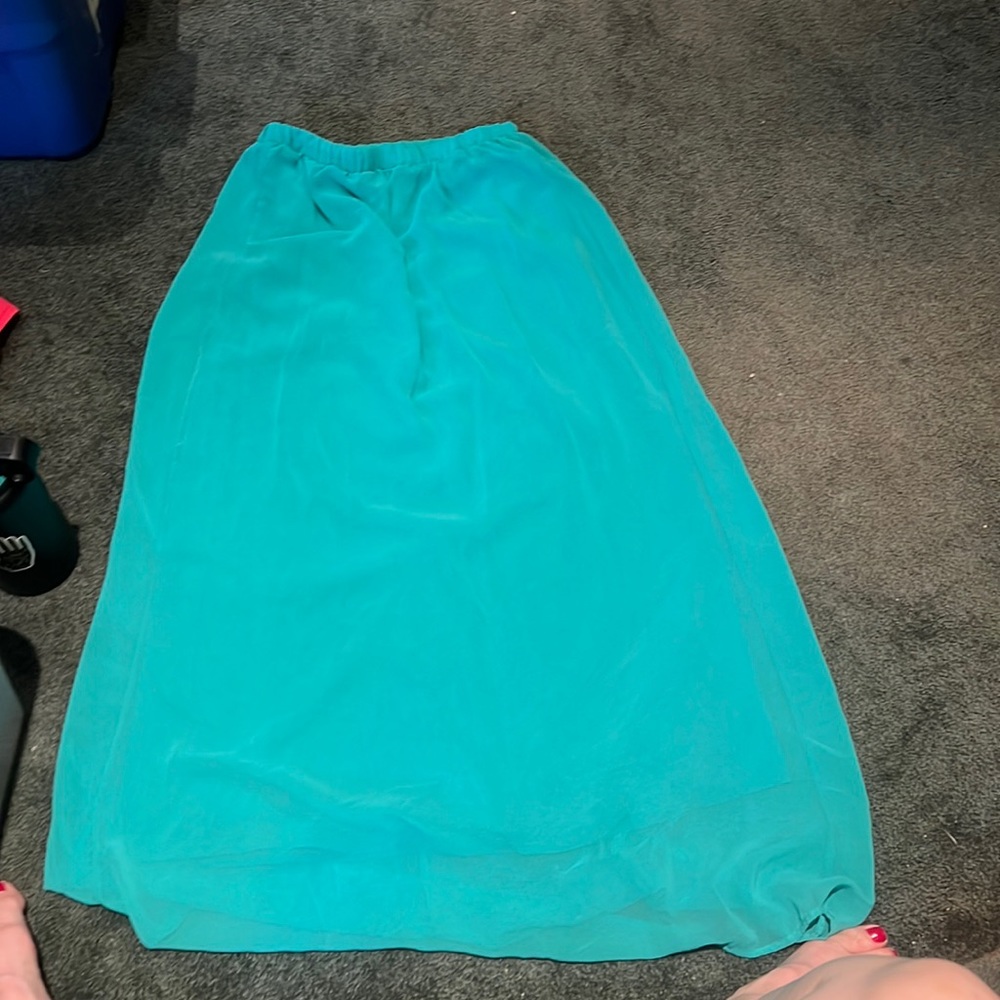 Teal Forever 21 skirt size medium